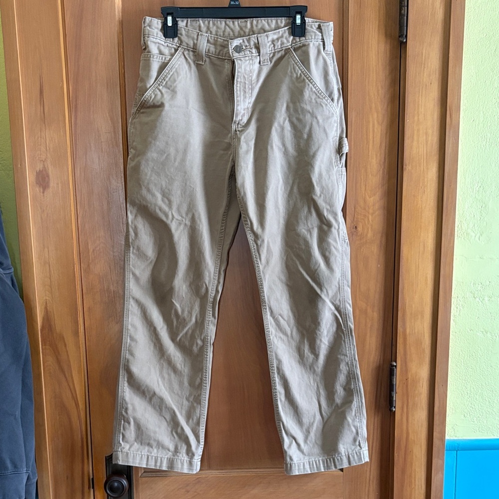 Carhartt Men's Straight Chinos in Light Khaki